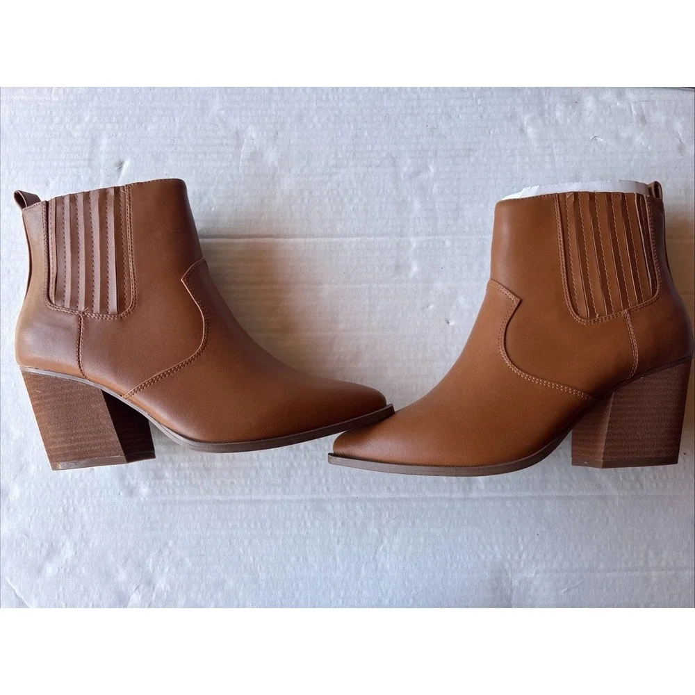 The Drop Women's Boots / Pointed Toe Western Ankle Boots US Size 9 Uk 7